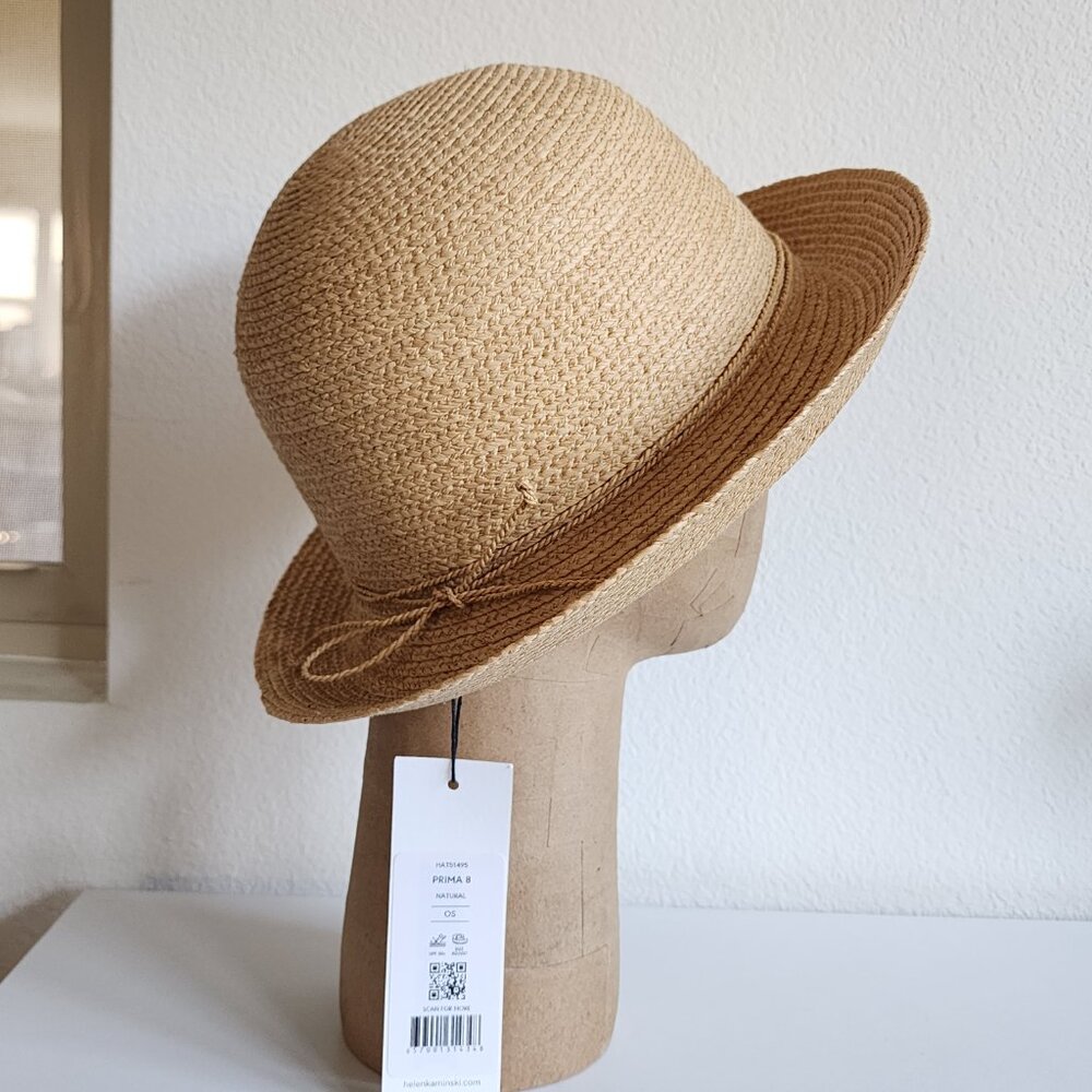 NWT Helen Kaminski Prima 8 Raffia Hat – Elegant Sun-Ready Style ☀️🧢(#800) - Picture 13 of 13